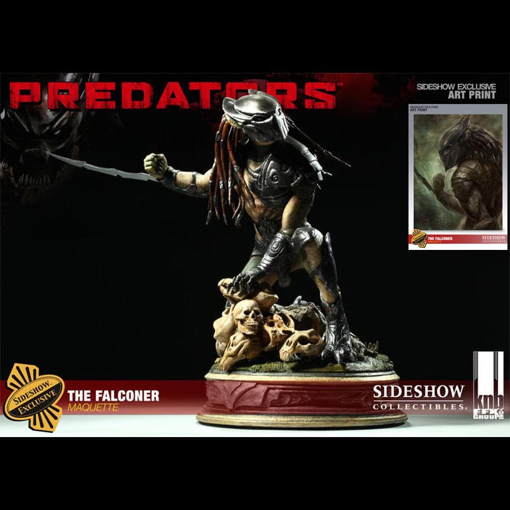 限定版！プレデターズ【ファルコナー・プレデター】マケットスタチュー　サイドショウ