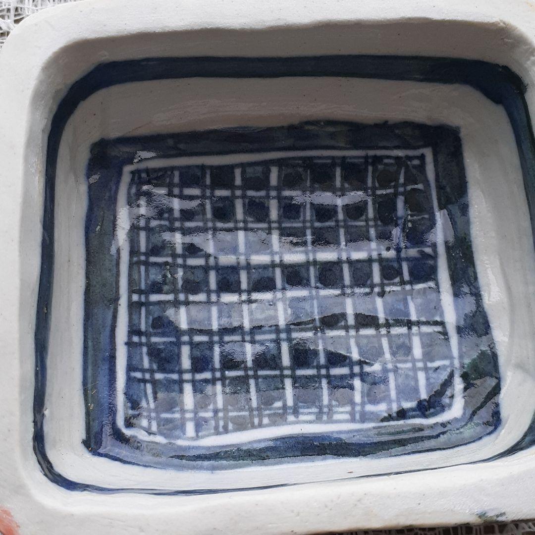 林和一  作          虎図香合❤️