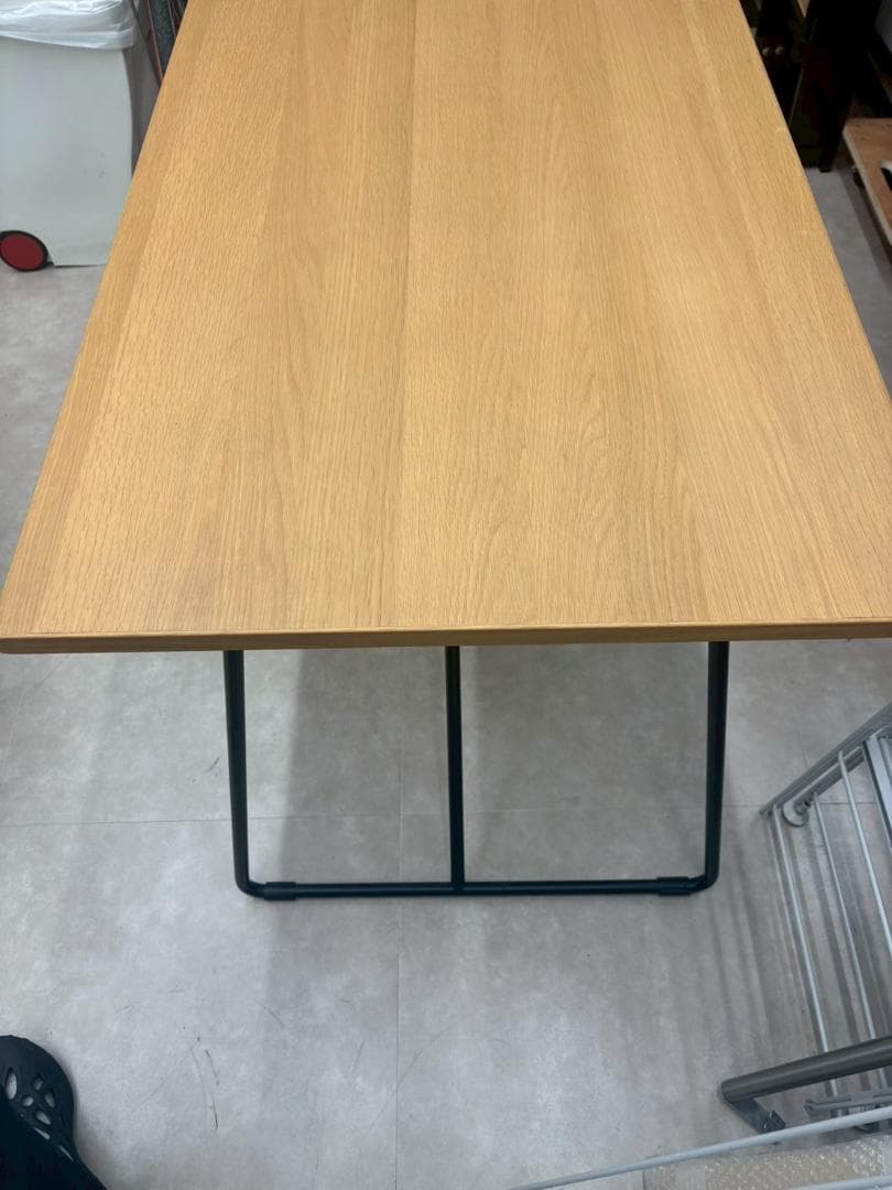 無印良品 折りたたみテーブル 木目調 120×70×70cm たのメル便