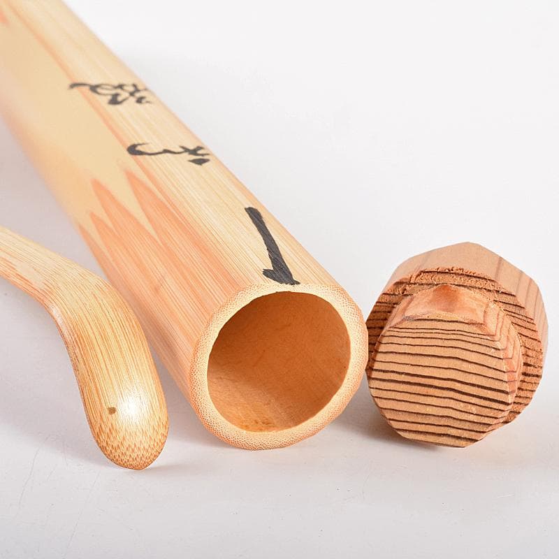 茶道具　宗春下削　前大徳　小林太玄作　茶杓　銘「和敬」　共筒共箱　M　R7700