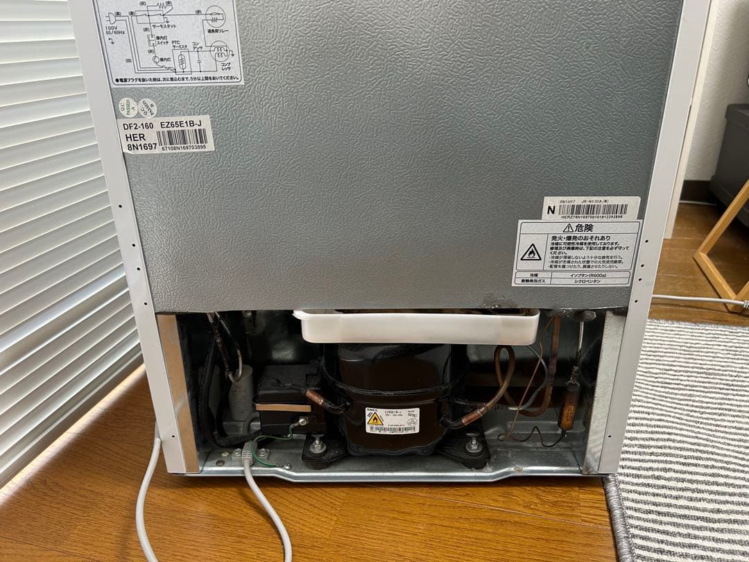 【送料込み】ハイアール 小型冷蔵庫 130L 2ドア ホワイト JR-N130A