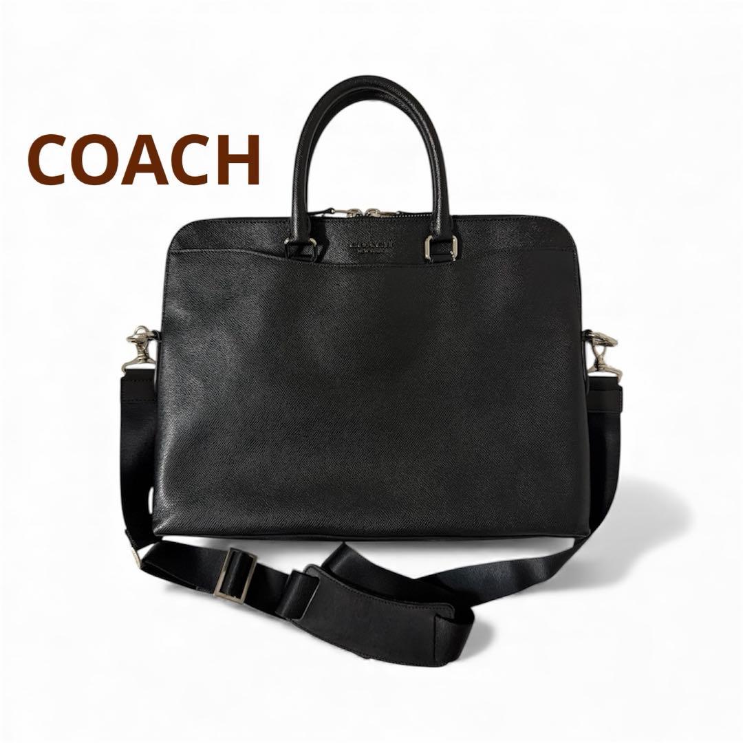 ★美品★COACH コーチ ブリーフケース ビジネスバッグ ブラック