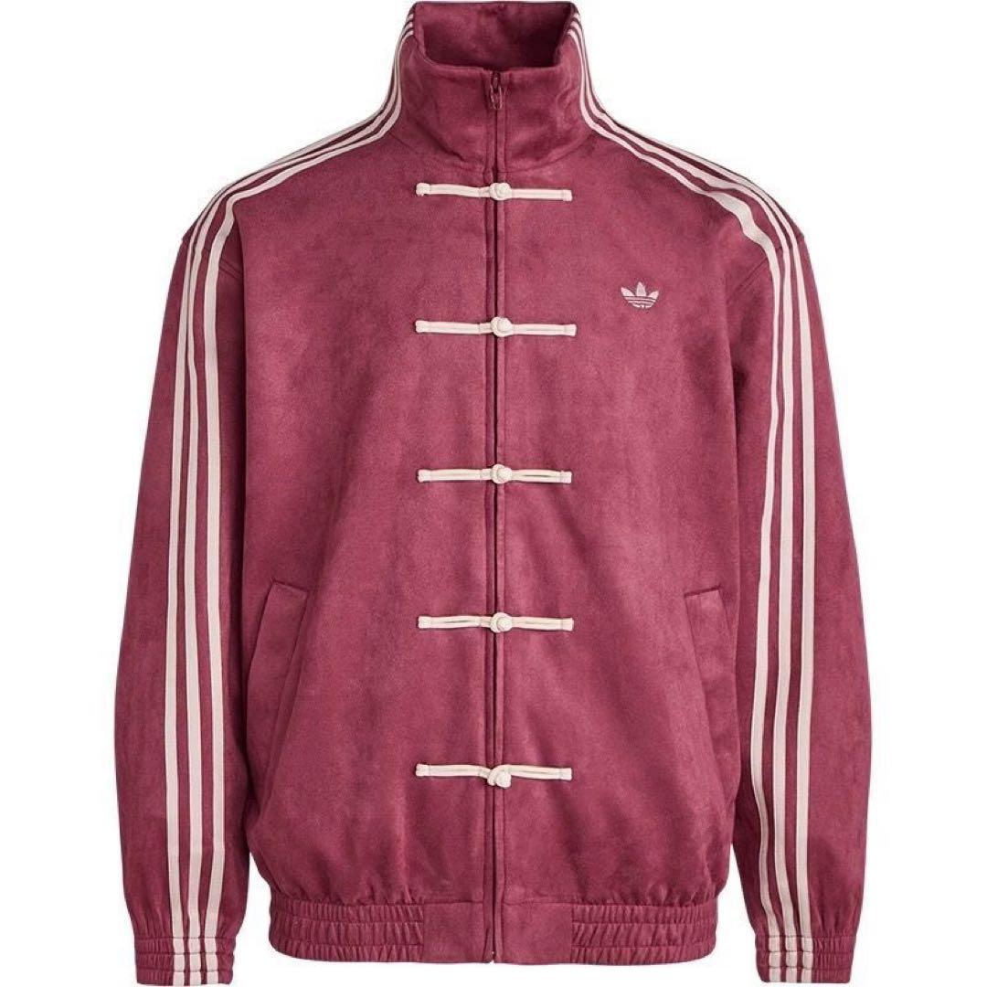 adidasアディダス 中国限定 蛇年トラックジャケット 赤Sサイズ”