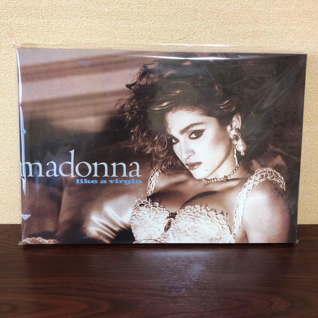 ポスター☆MADONNA／マドンナ／ライク・ア・ヴァージン／木枠／キャンバス地