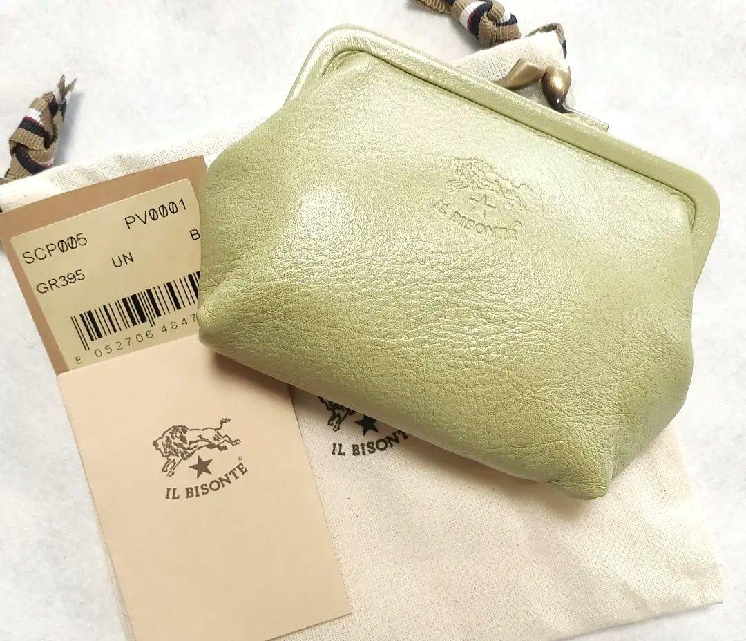 【2024限定色】イルビゾンテ がま口 ケース 小銭入れ ピスタチオ