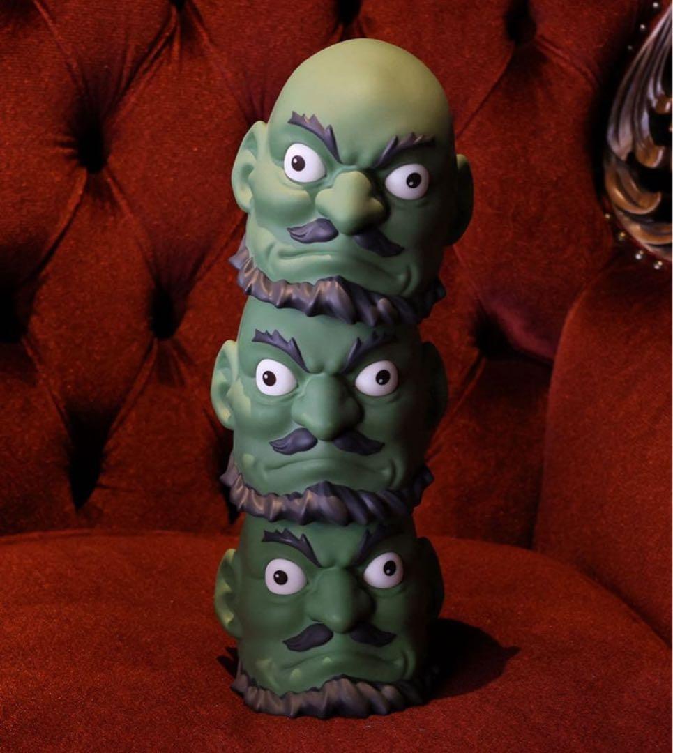 千と千尋の神隠し　ソフビ貯金箱カシラ　激レア商品　どんぐり共和国 3個セット