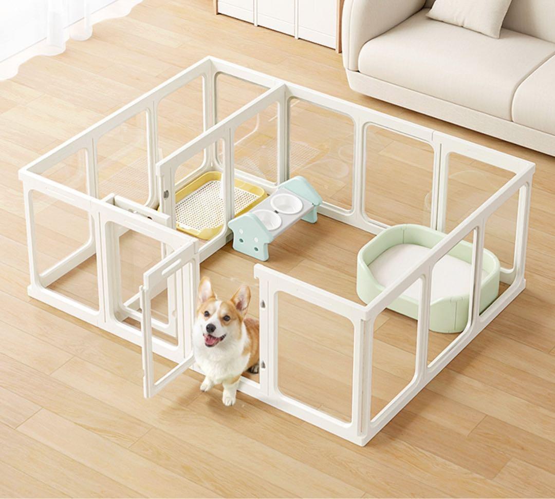 DoriDori ドリドリ ペットケージ アクリルフェンス ホワイト 韓国製