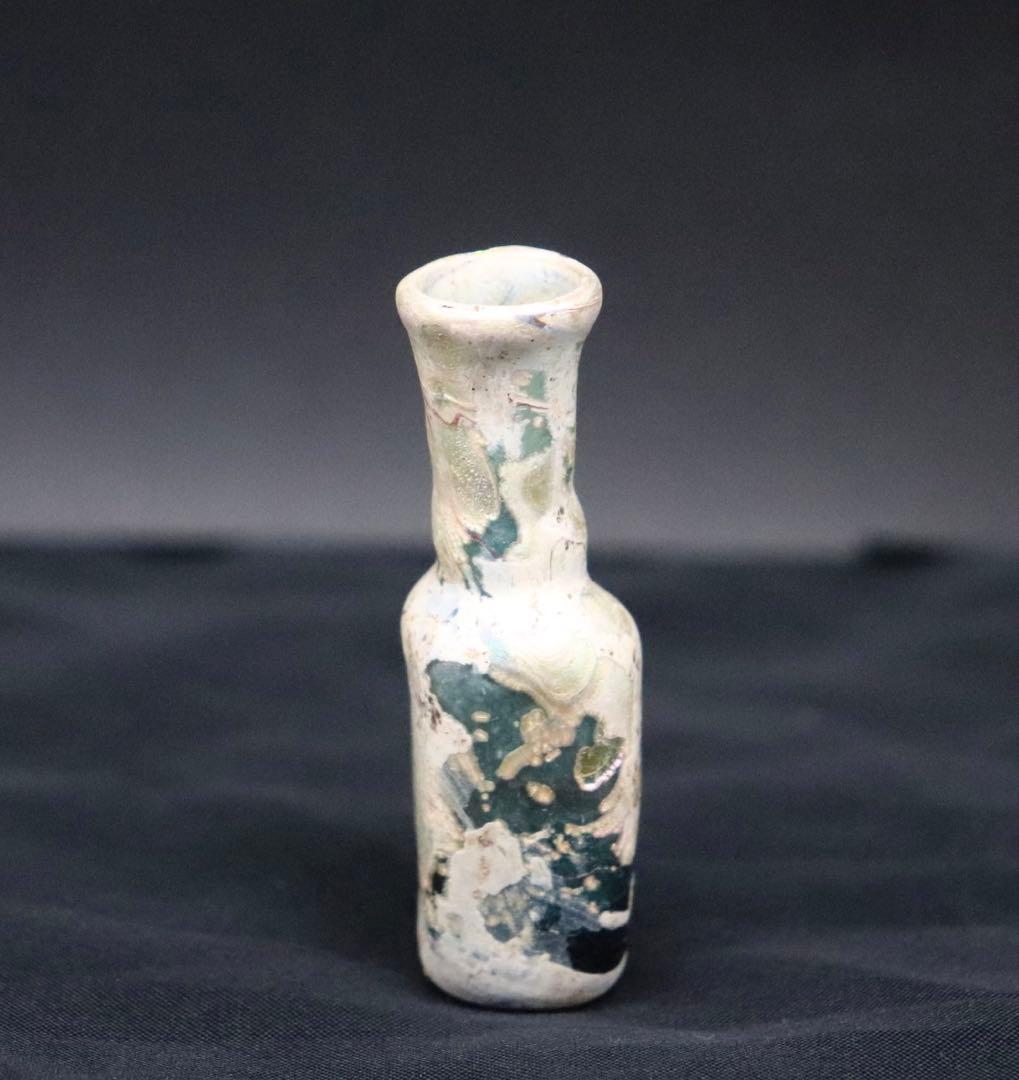 ローマンガラス　小瓶①　香水瓶　送料込み1223