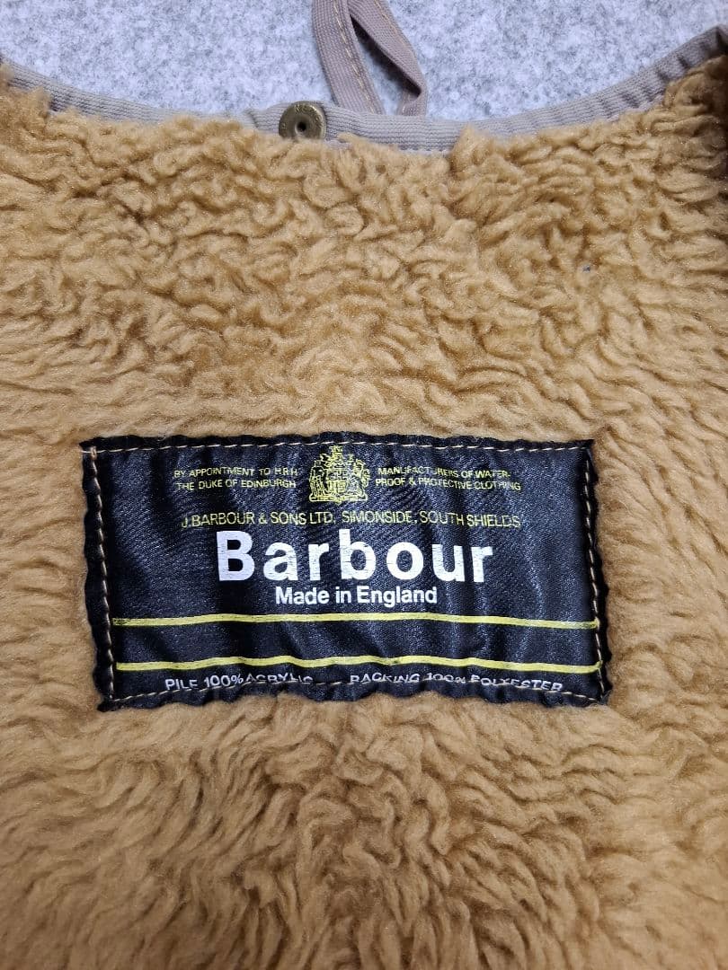 希少色　70s 　バブアー　40 パイル　ライナー　ベスト　A295