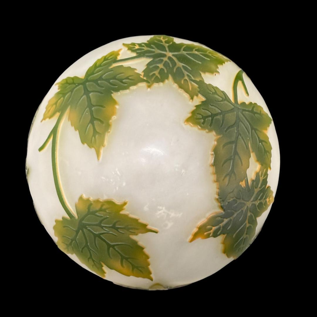 高さ37㎝【希少】エミールガレ風　レプリカ　ランプ　卓上照明