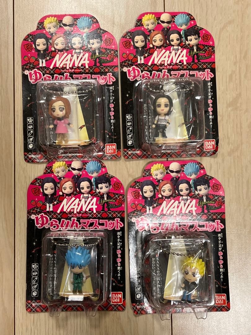 希少・当時品☆NANA ゆらりんマスコット 4体セット