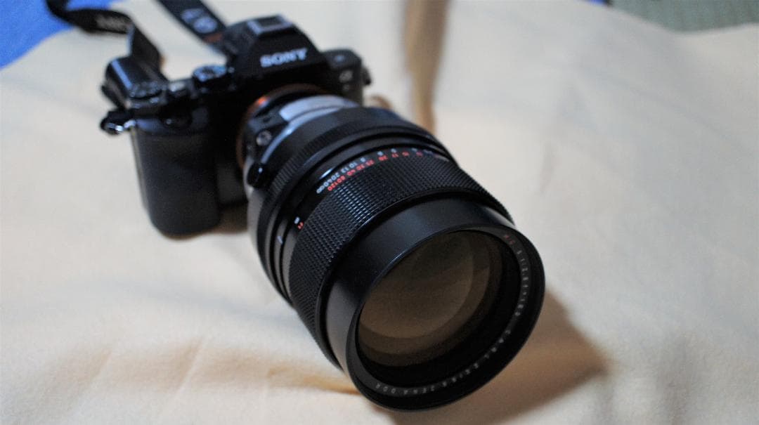 CARL ZEISS JENA 旧東ドイツ１８０ＭＭ　Ｆ２．８をミラーレスで使用