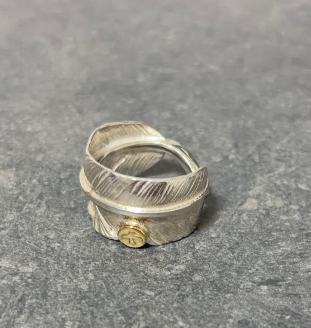 ゴローズ　メタル付きフェザーリング　オールド