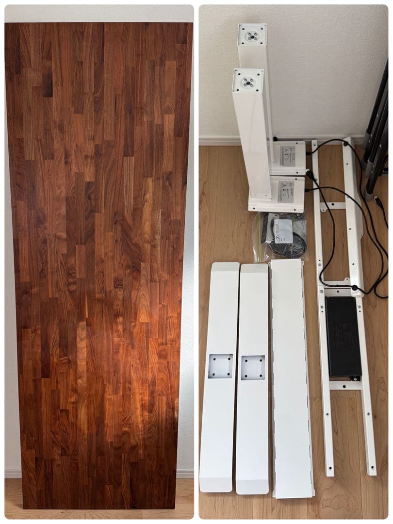 FLEXISPOT電動昇降式デスクフレームE7Wと天板セット