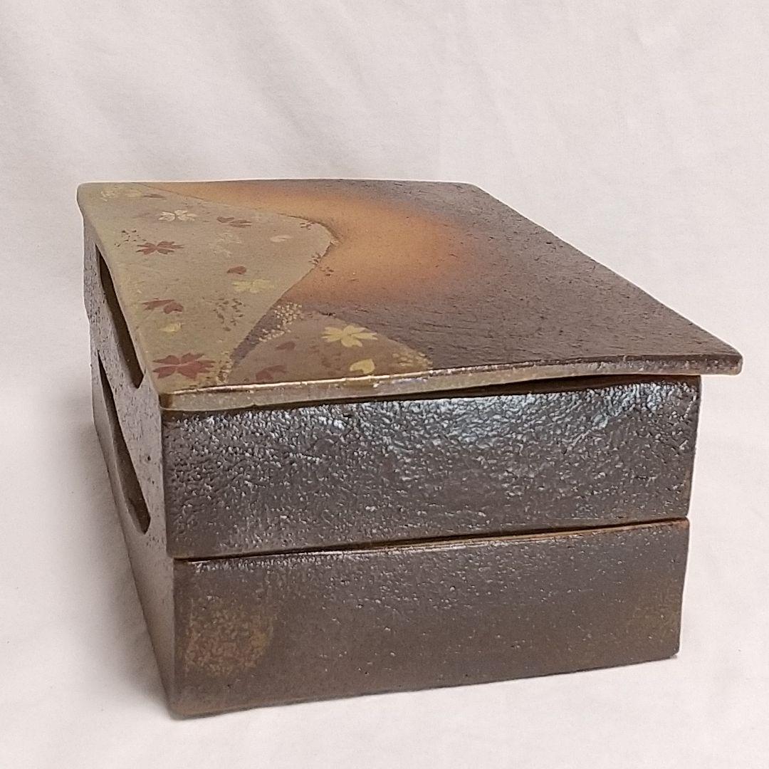 杉原祥公 桜 累箱（かさねばこ） 丹波立杭焼 共箱付