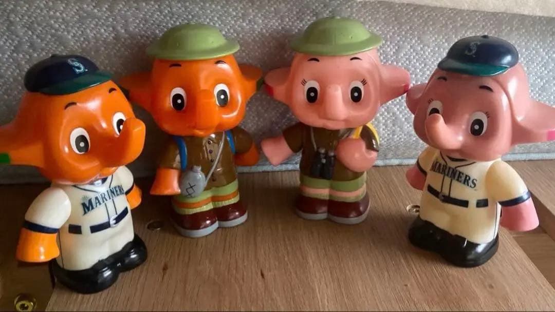 【非売品】佐藤製薬 サトちゃん 探検隊 野球　貯金箱　昭和レトロ