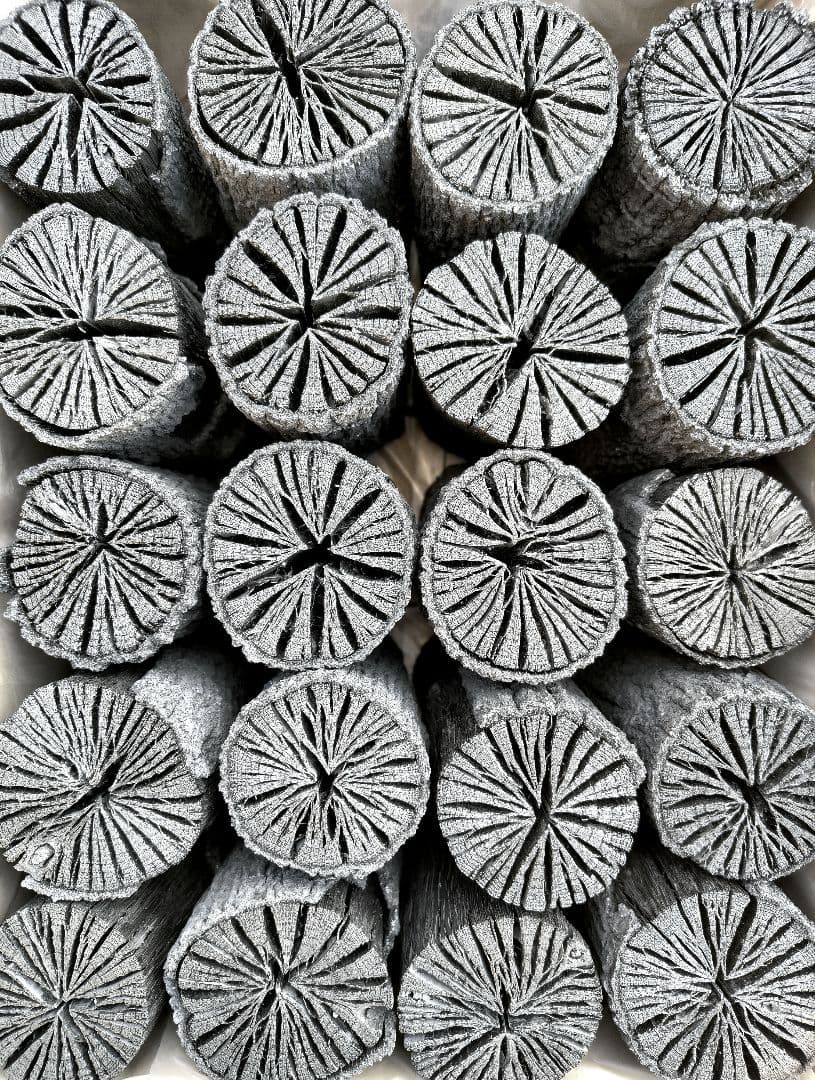 【愛媛産】クヌギ炉用胴炭約5kg 皮剥がれ