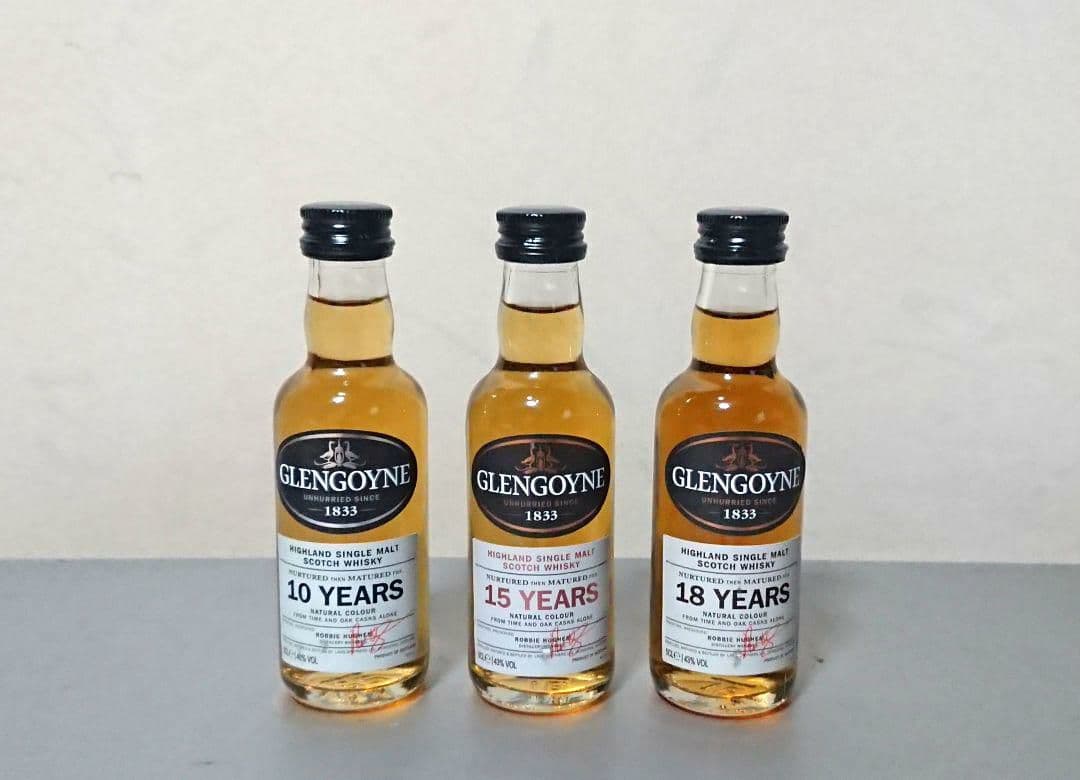 【GLENGOYNE】ミニボトル3本セット