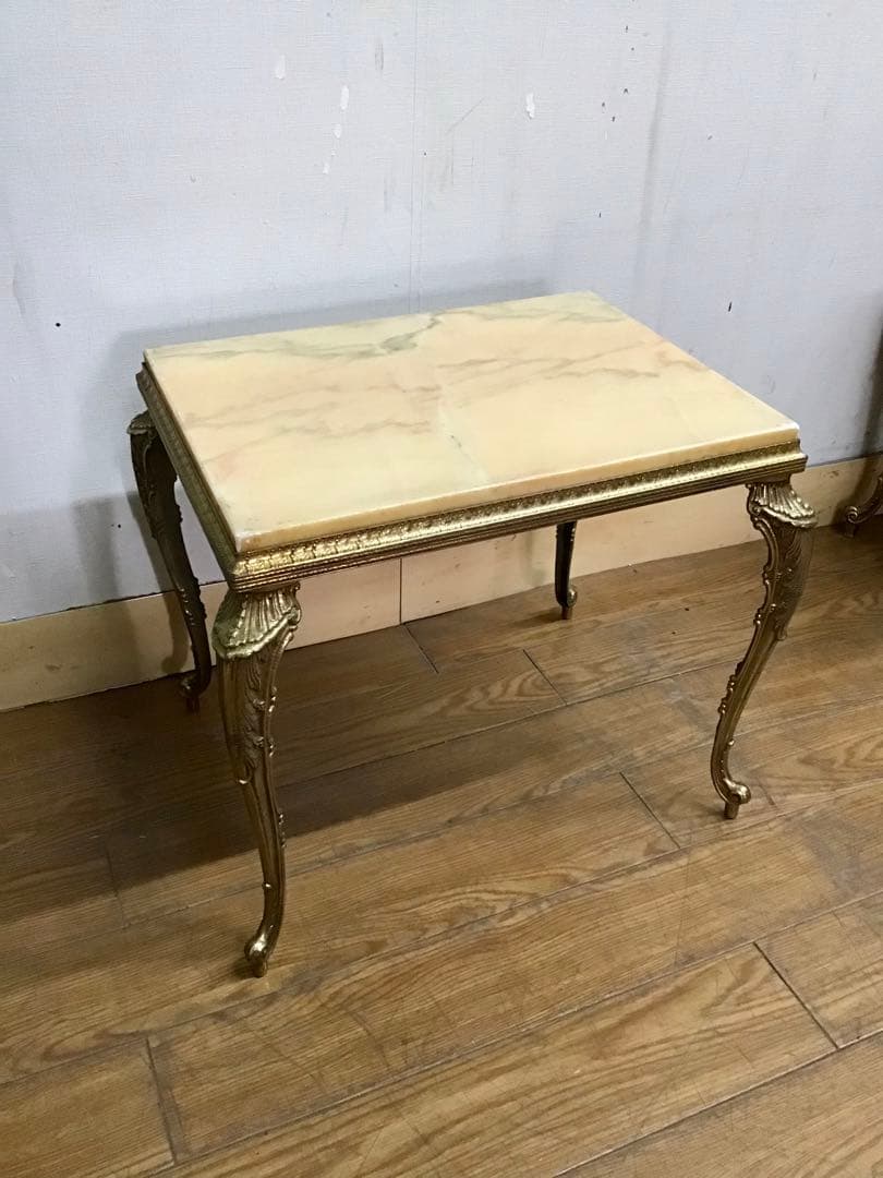 hata☆管367☆ロイズアンティークス☆マーブルトップ☆ネストテーブル