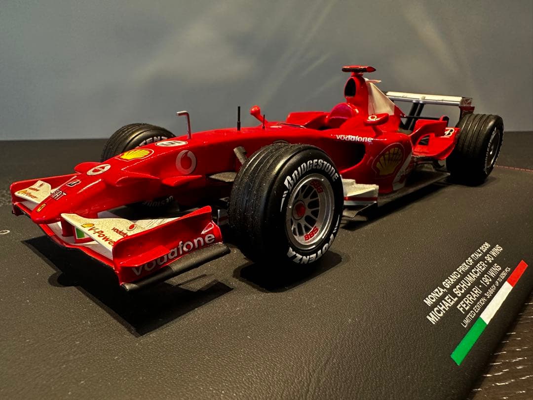 マテル　1/18 フェラーリ248F1 2006イタリアGPシューマッハエリート