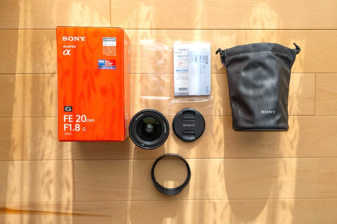 ☆【超美品】☆SONY☆FE20mm F1.8☆ SEL20F18G☆