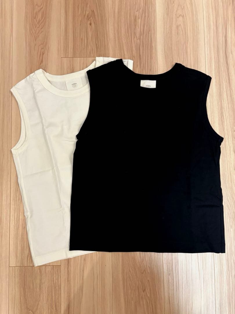 【2枚セット】新品　CINOH チノ　ノースリーブ　タンクトップ　38