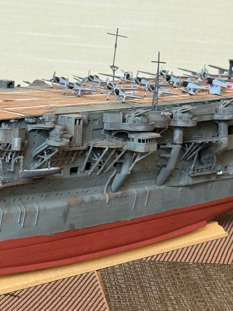 旧 日本海軍 航空母艦　加賀　1/350スケール完成品