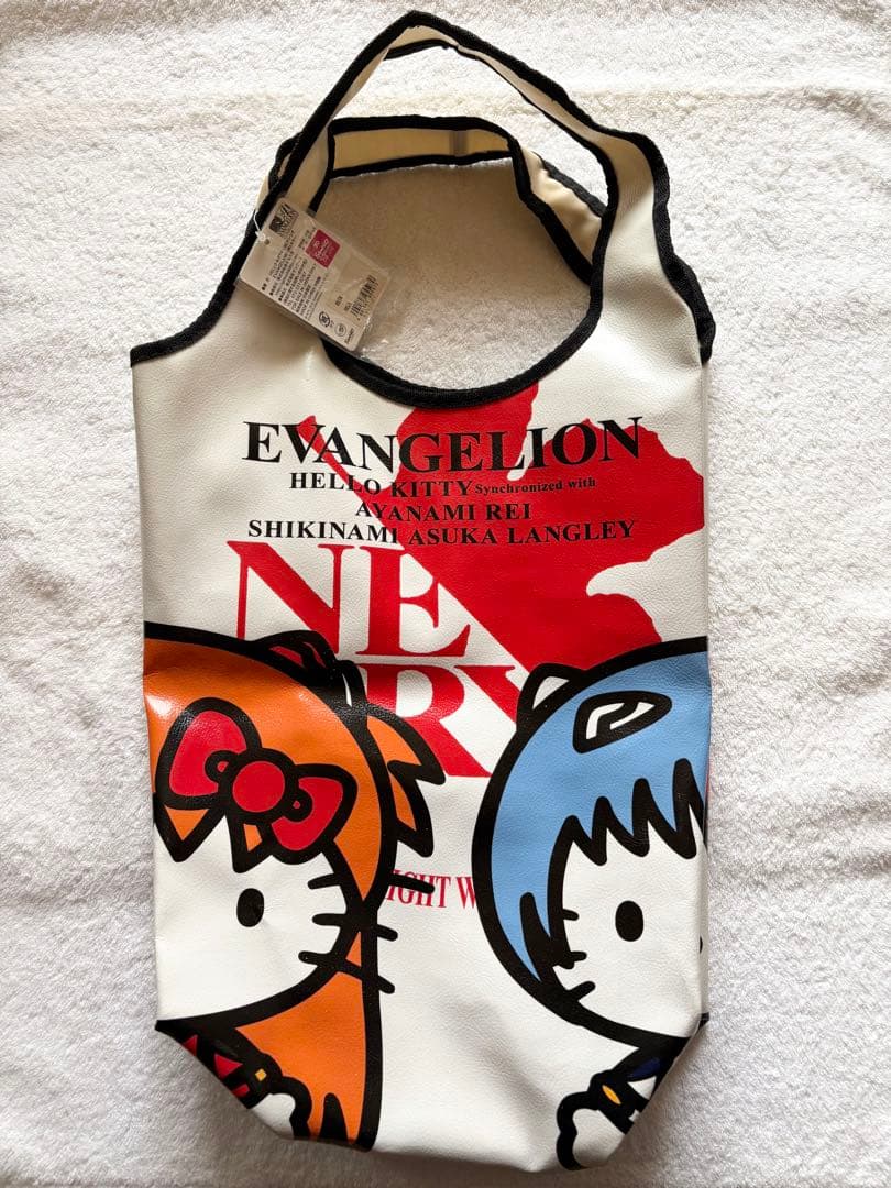 ハローキティ×エヴァンゲリオン　ラバー(ビニール)バック