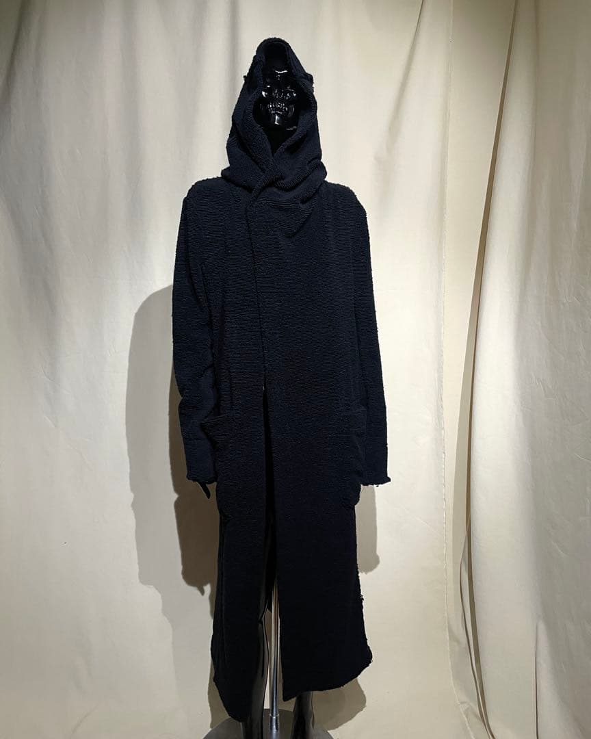 ジャケット・アウター bajra - Cut-Off Detail Pile Long Coat