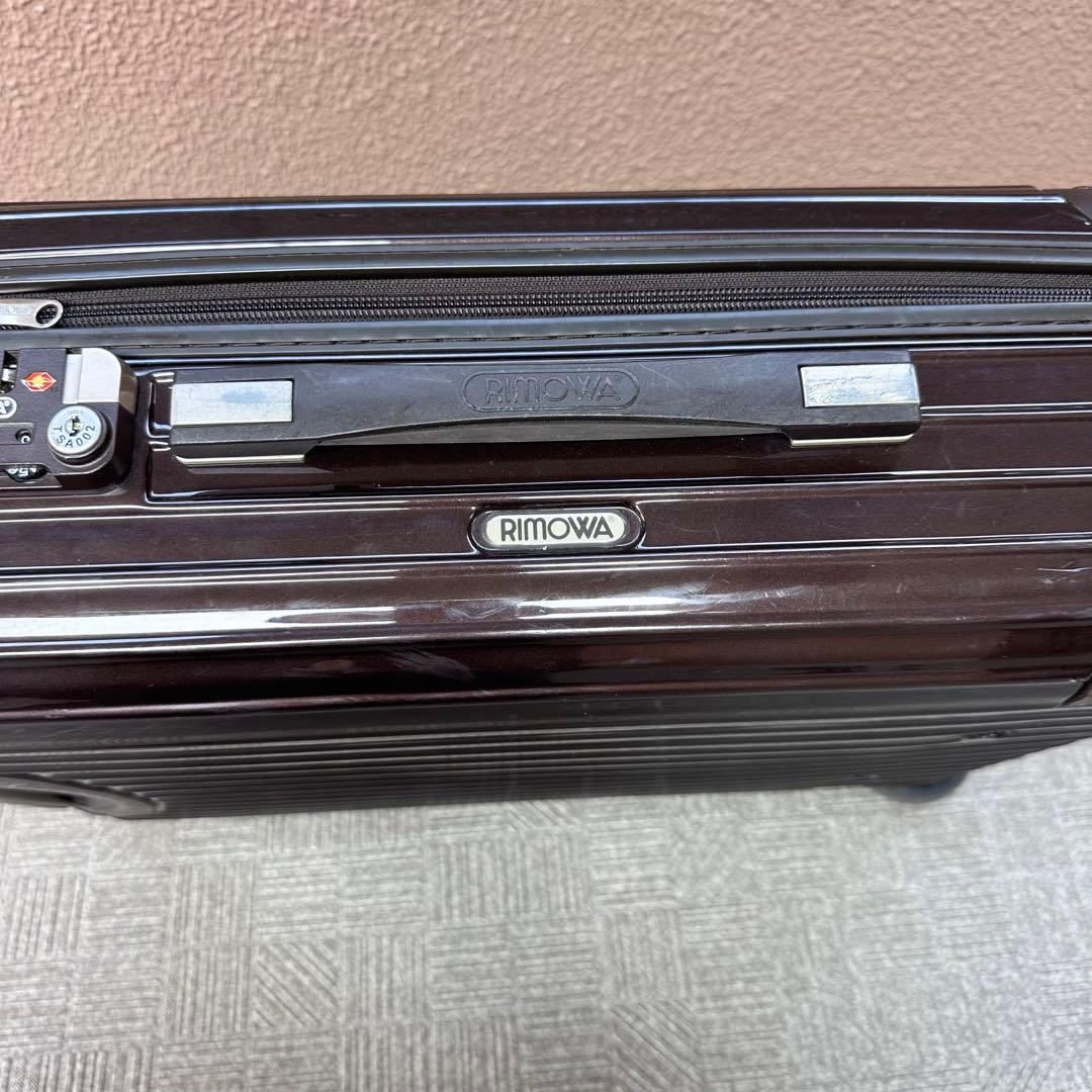 良品 リモワ サルサデラックス 33L 機内持ち込み 2輪 TSAロック 茶色