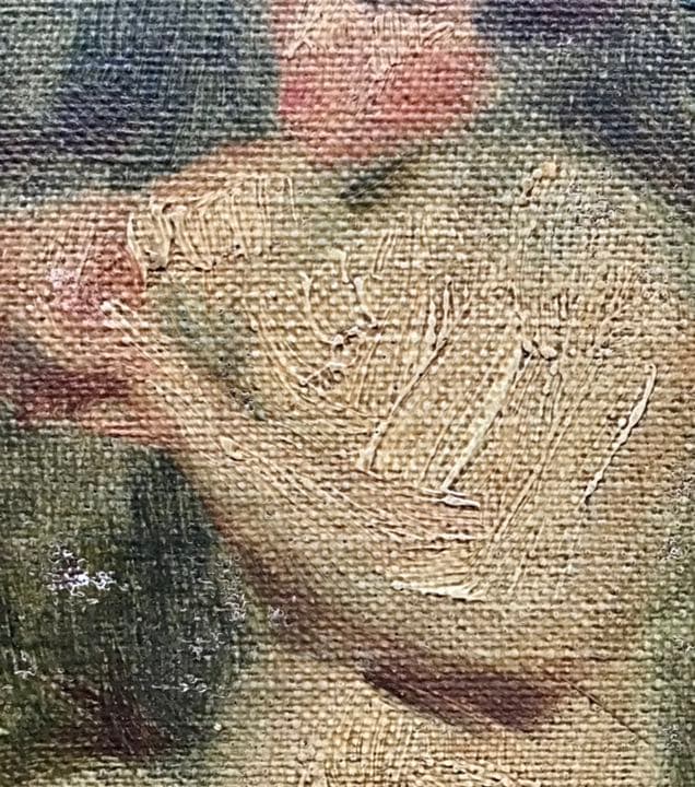 ルシアン・ミニョン 『赤椅子の女』＼フランス印象派 ルノワールと親交