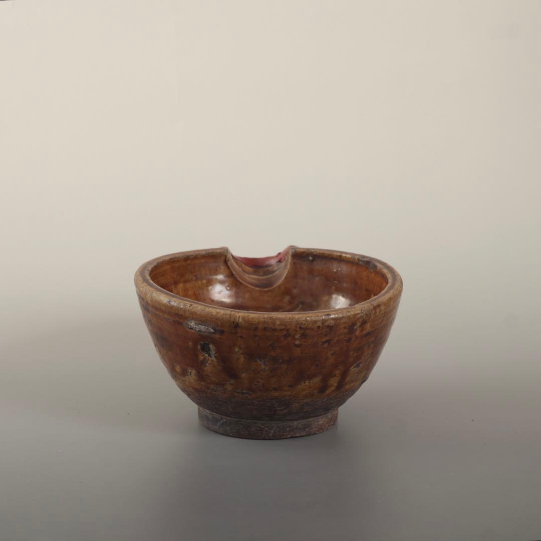 飴釉 片口 古美術 古道具 江戸時代 アンティーク 瀬戸 肥前 東北