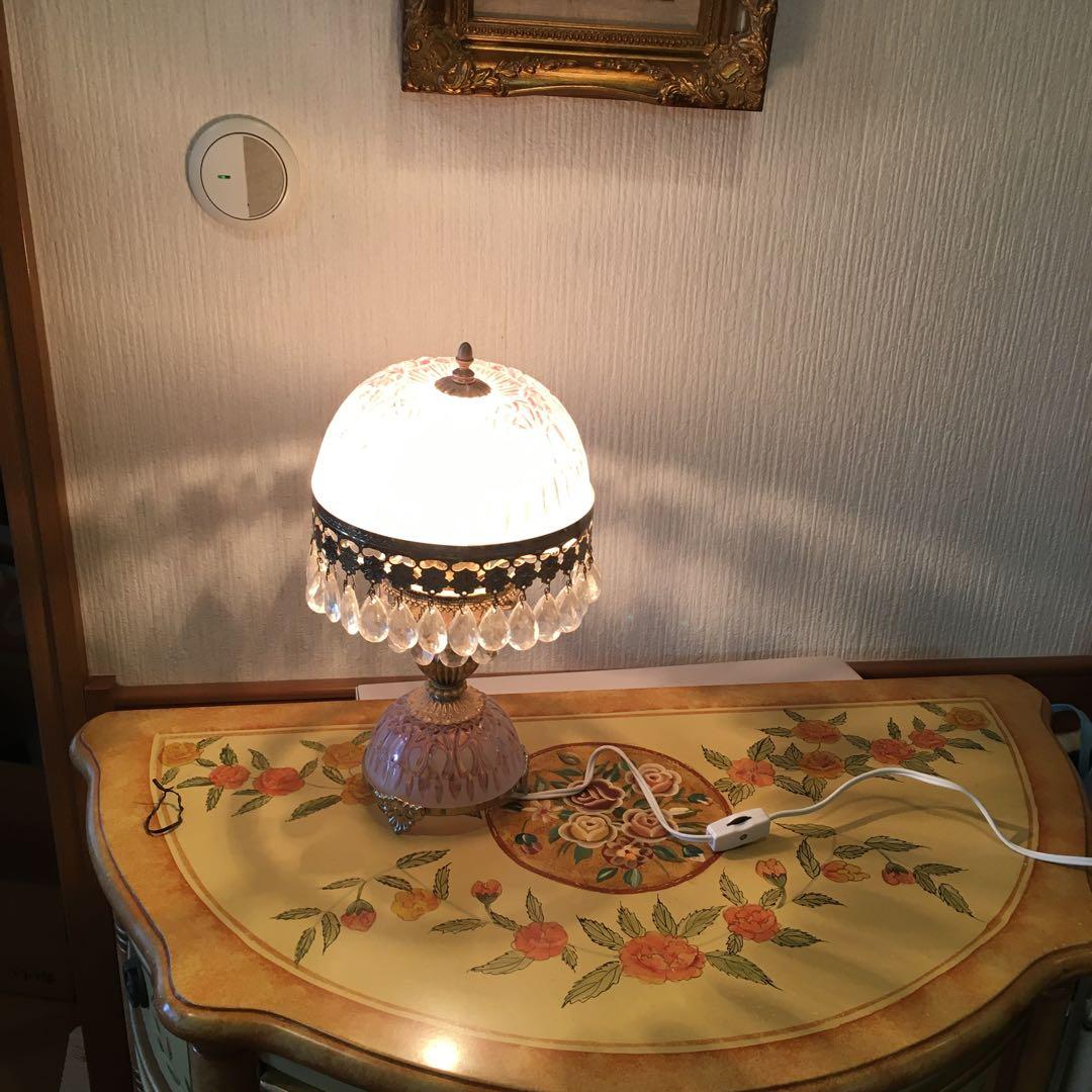 照明　ガラス　フランス　アンティーク　美術品