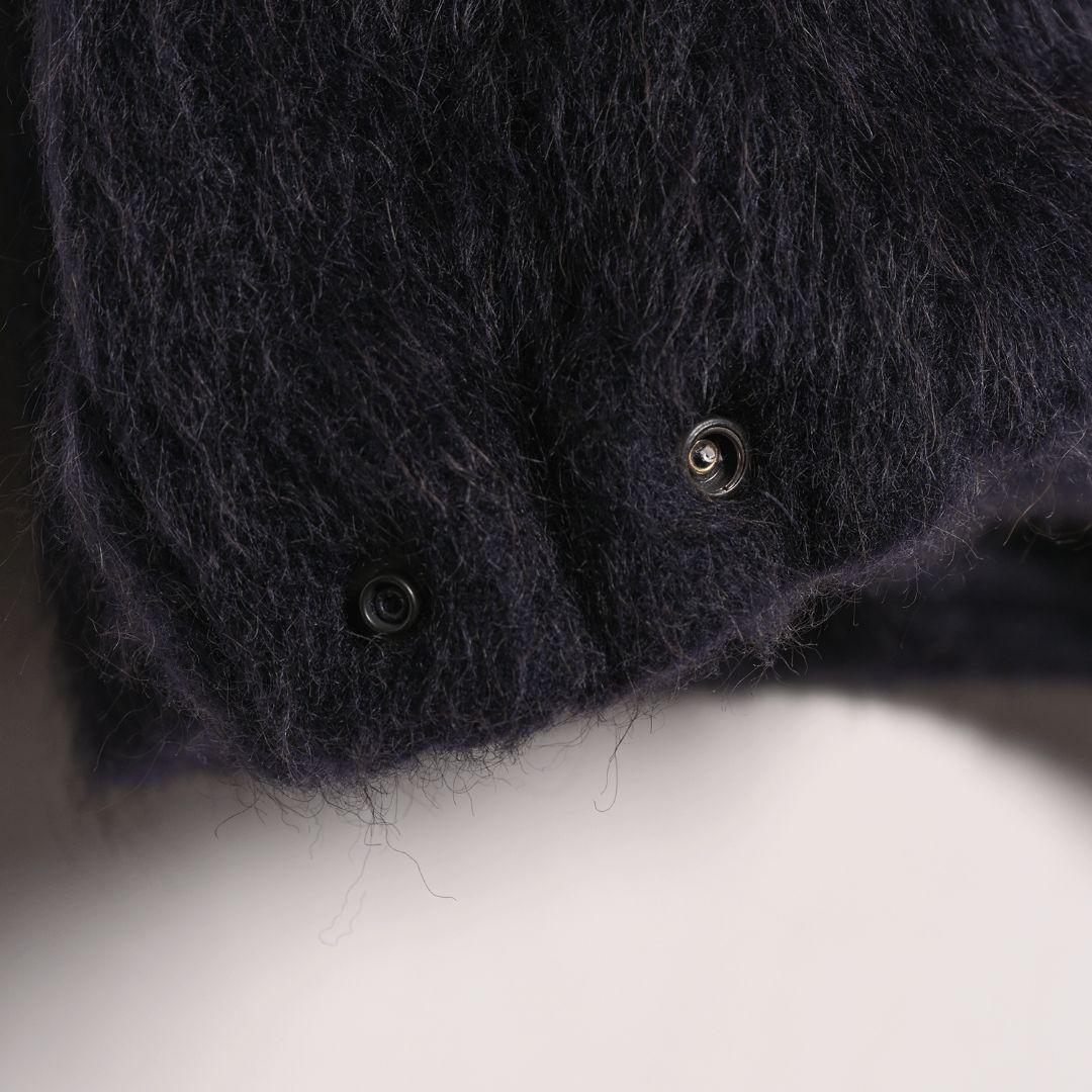 comoli 23AW キャメルシャギージャケット　ネイビー