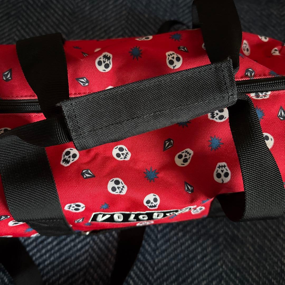 VOLCOM スカル柄 ボストンバッグ