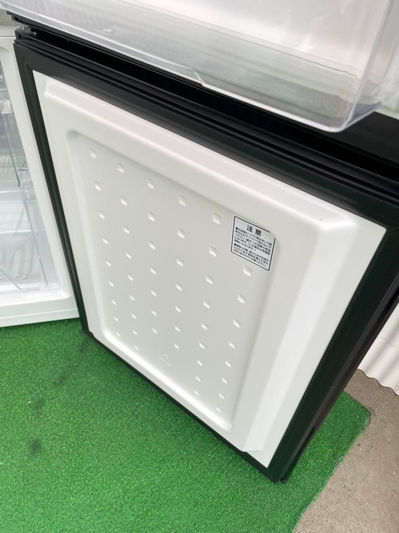 876 アイリスオーヤマ 2ドア冷蔵庫 右開き ブラック 一人暮らし 単身