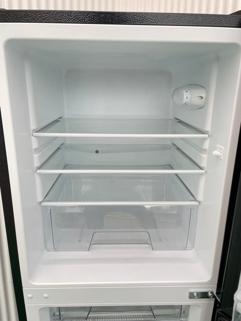 876 アイリスオーヤマ 2ドア冷蔵庫 右開き ブラック 一人暮らし 単身