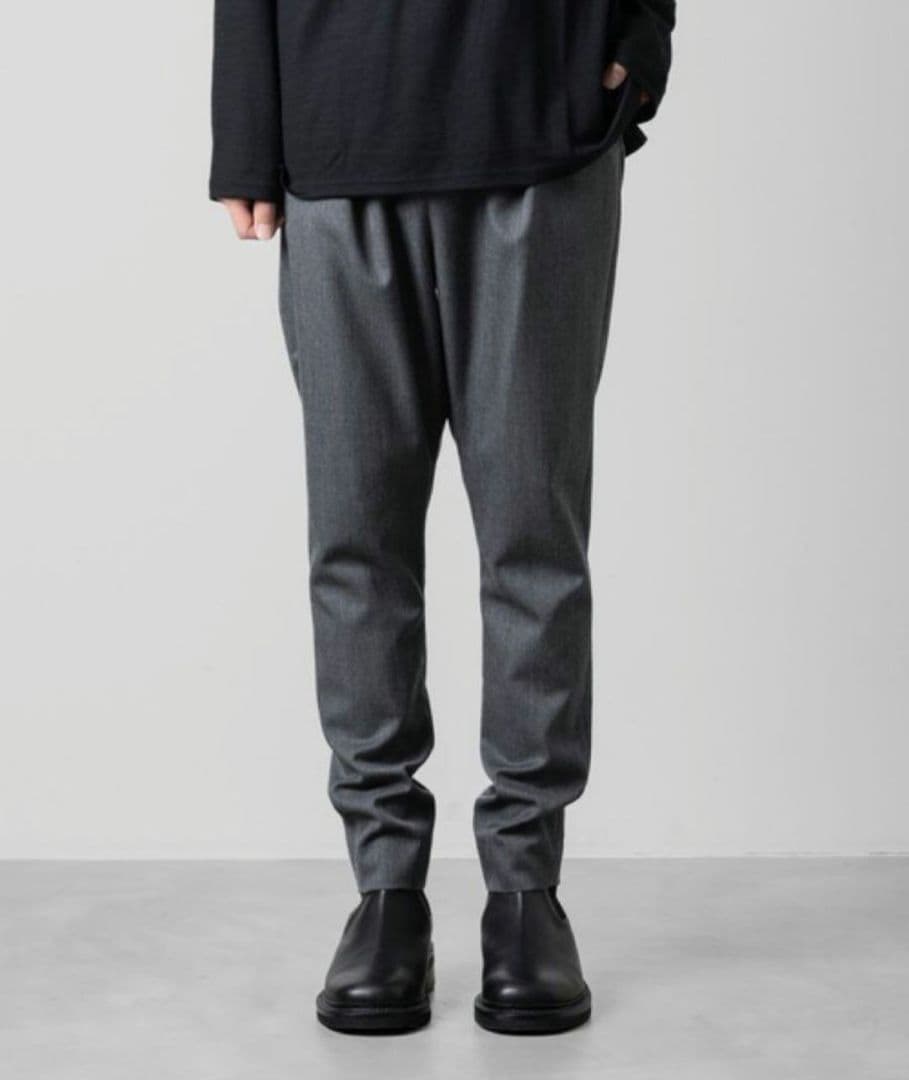 に*ら様 ato CLASSIC WOOL SARROUEL PANTS 46