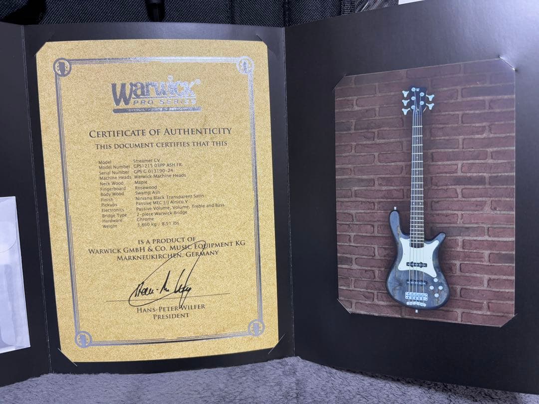 ベース Warwick PS Streamer CV 5 TS NB