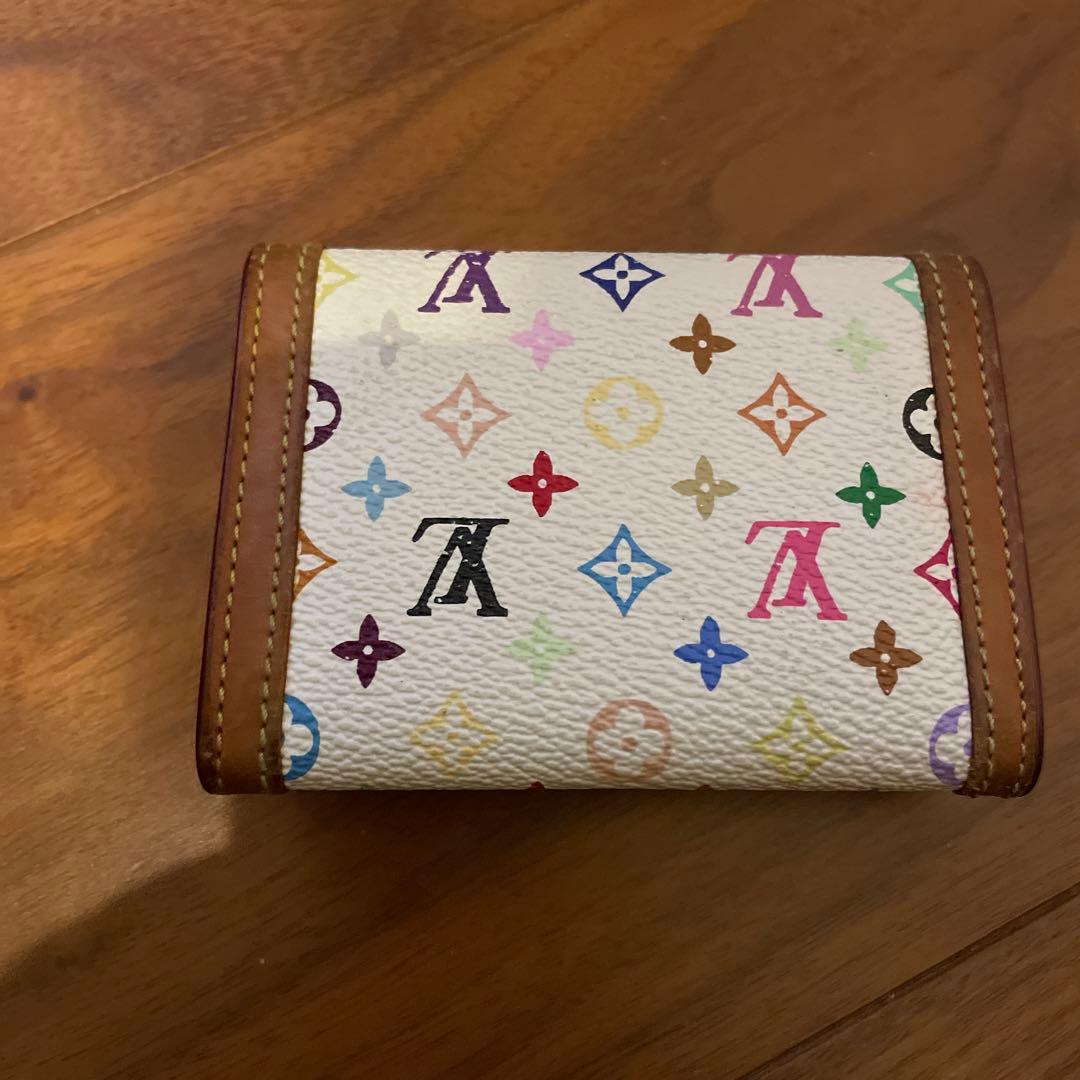 louis vuitton マルチカラー　小銭入れ　ミニ財布　ヴィトン