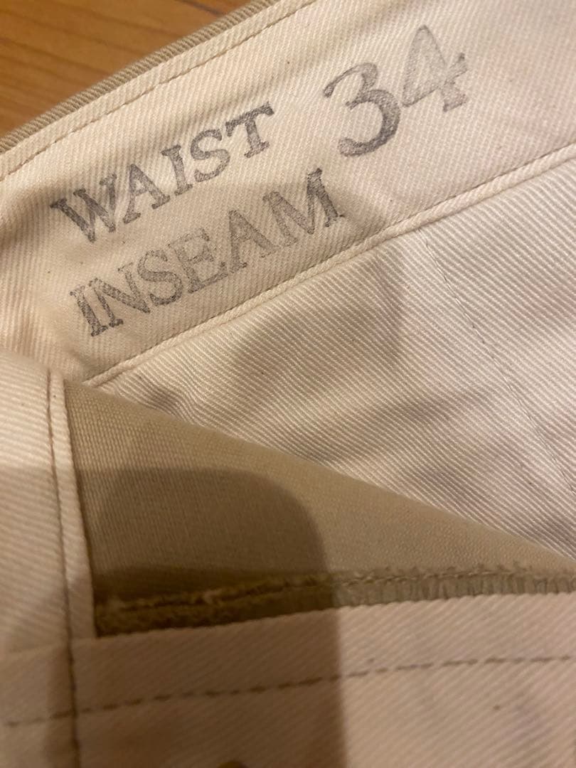 【最終値下】アットラスト atlast ワークチノ初期肉厚生地ベージュ34