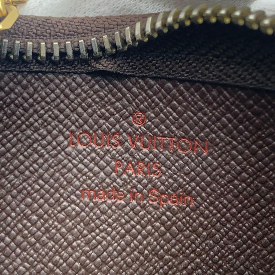 LOUIS VUITTON ダミエ ポシェット クレ キーリング付