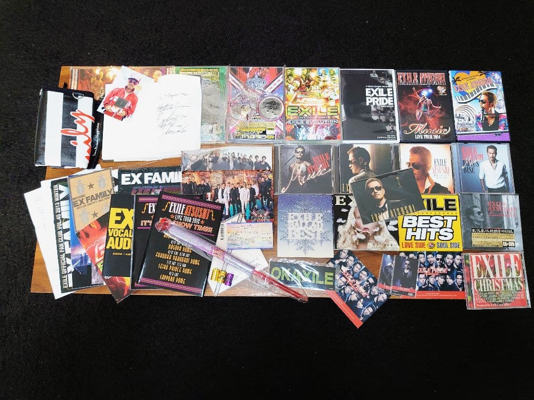 EXILE ATSUSHI 直筆サイン入り2点+各種グッズセット