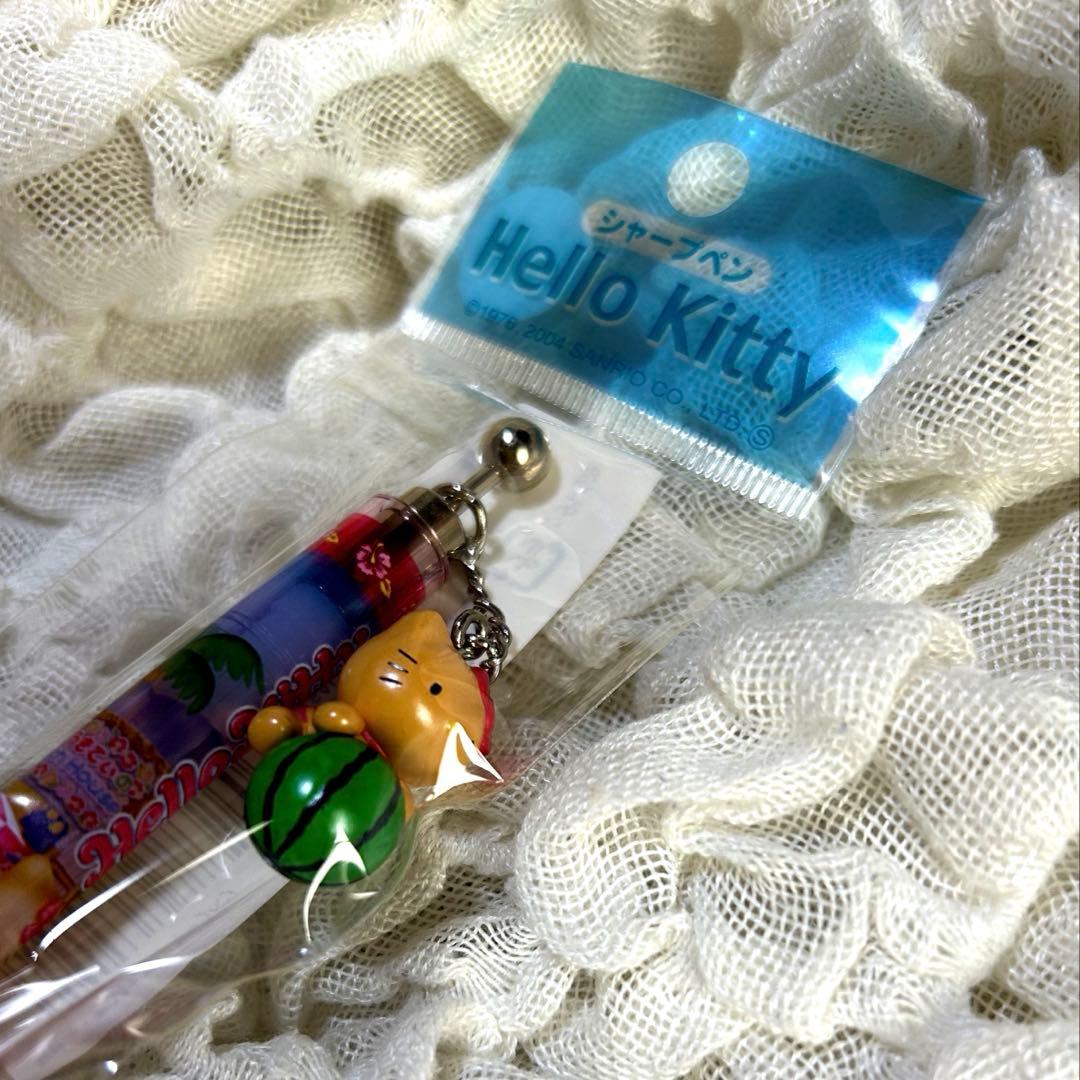 ハローキティ夏休み海バージョン 日焼けキティ シャープペンシル