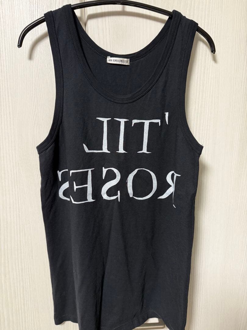 ANN DEMEULEMEESTER タンクトップ ブラック