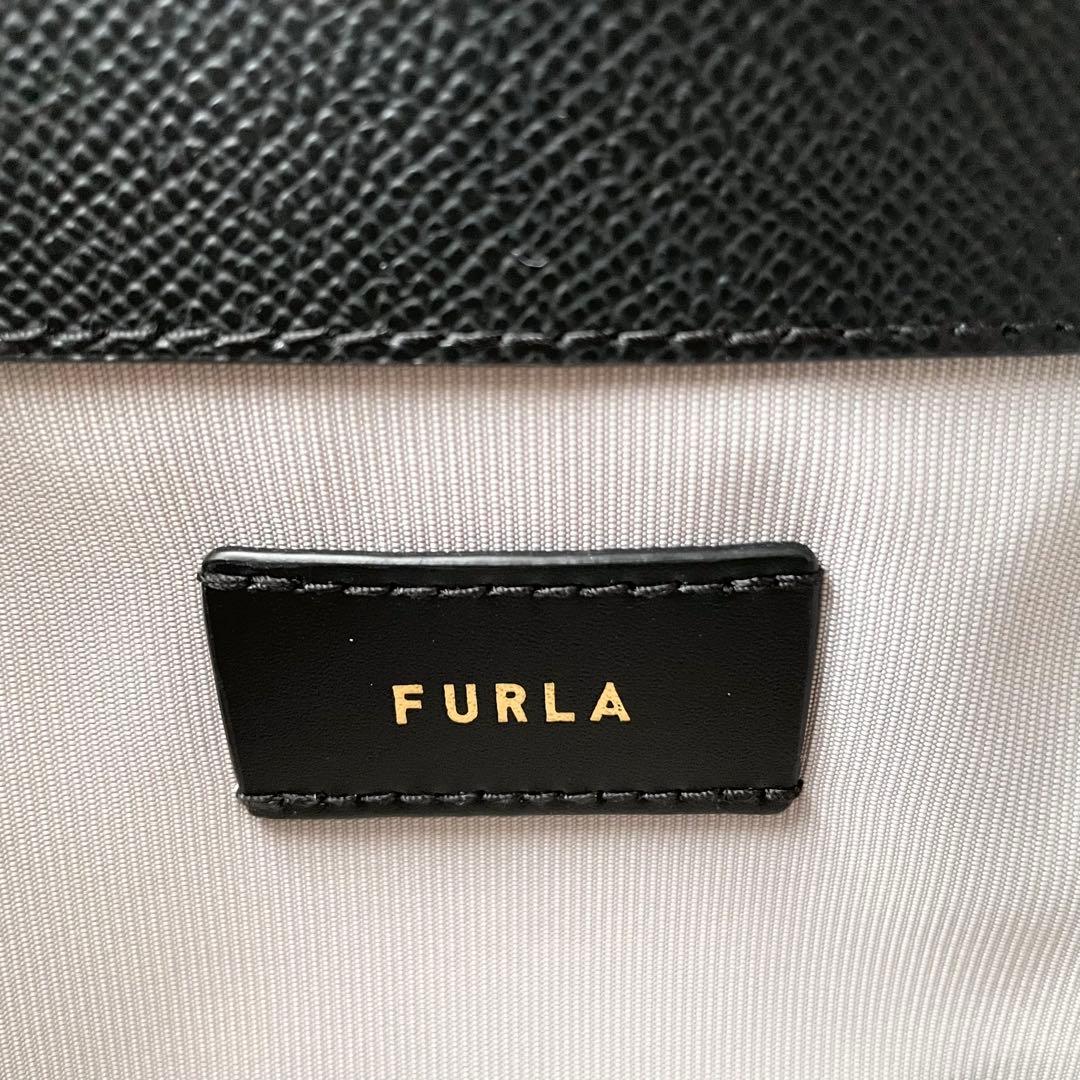 フルラ FURLA ハンドバッグ 2way エラ ツイード ブラック 新品保管
