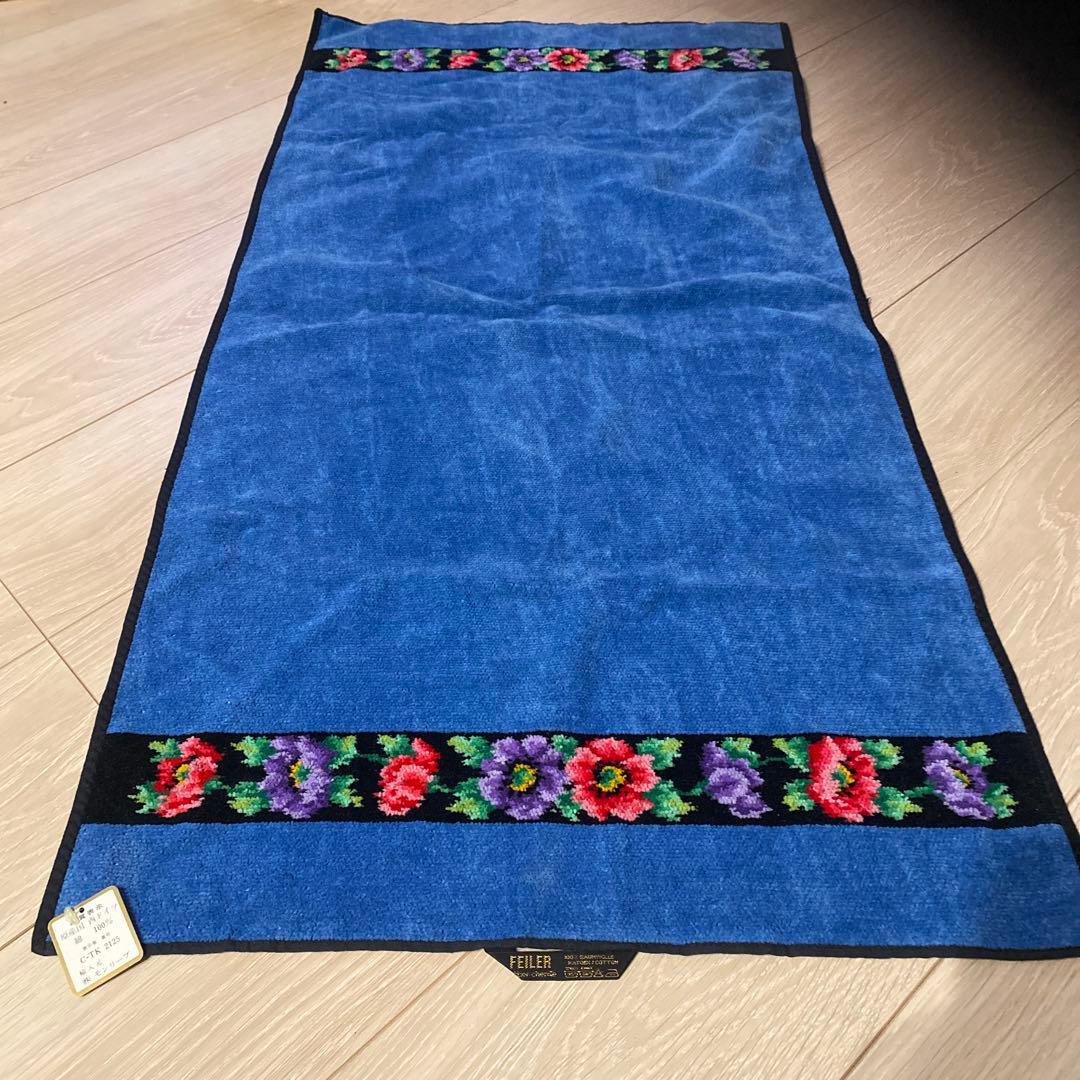 FEILER 花柄刺繍 バスタオル C-TK 2125