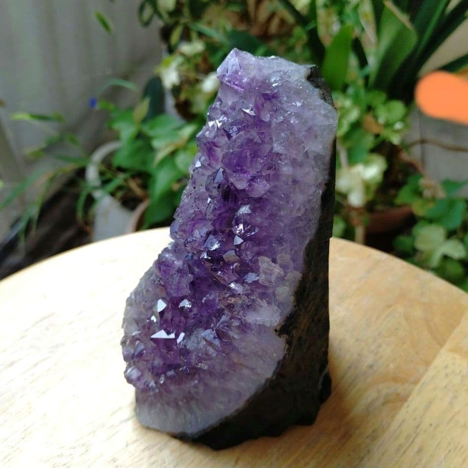 ☆高透明☆キラキラ☆ウルグアイ産アメジスト　クラスター　天然石　パワーストーン⑥