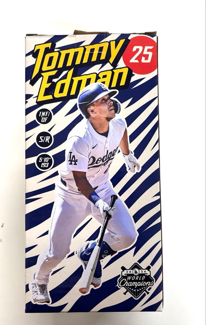 ドジャース　トミー・エドマン　ボブルヘッド