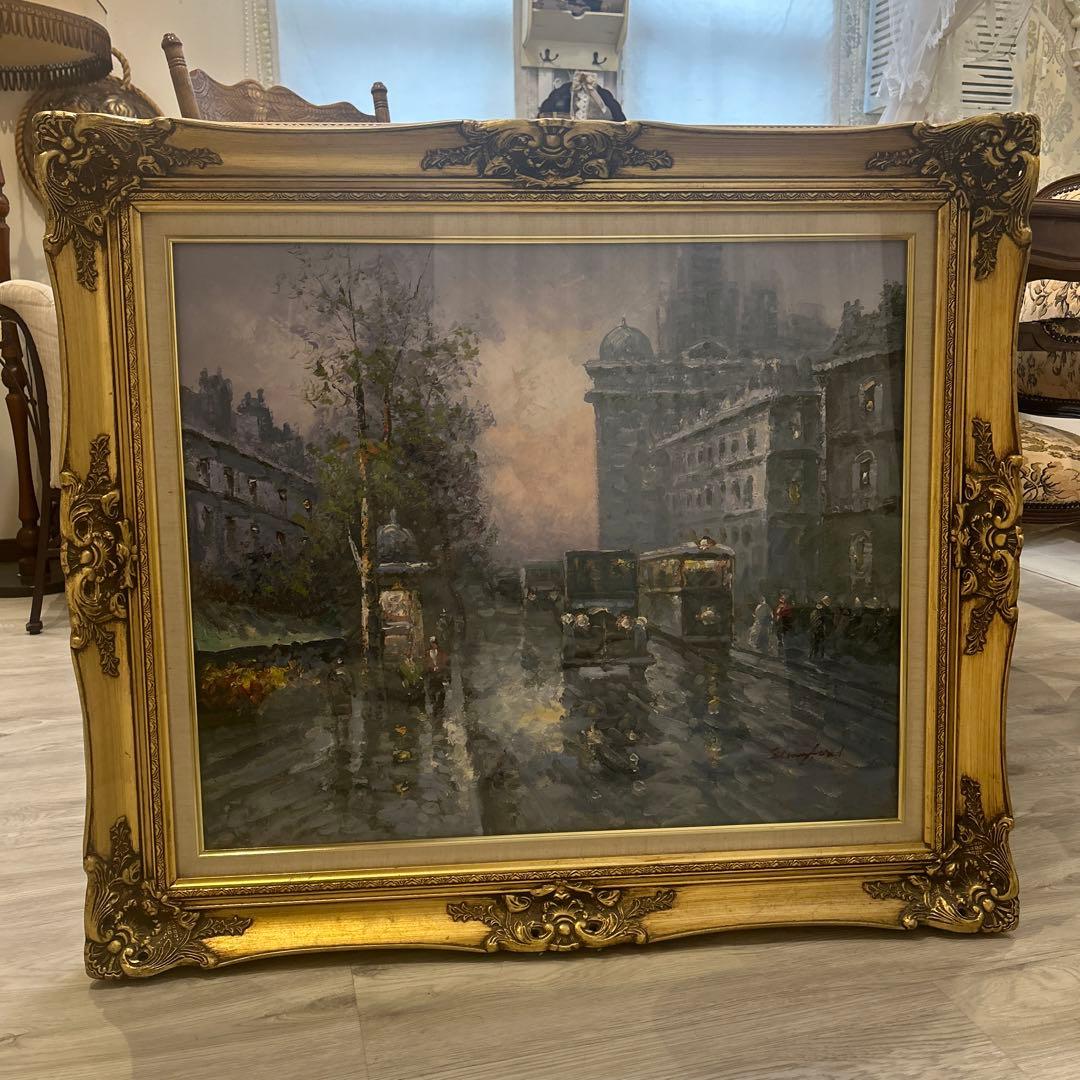 koji maekawa　モンマントル　油絵